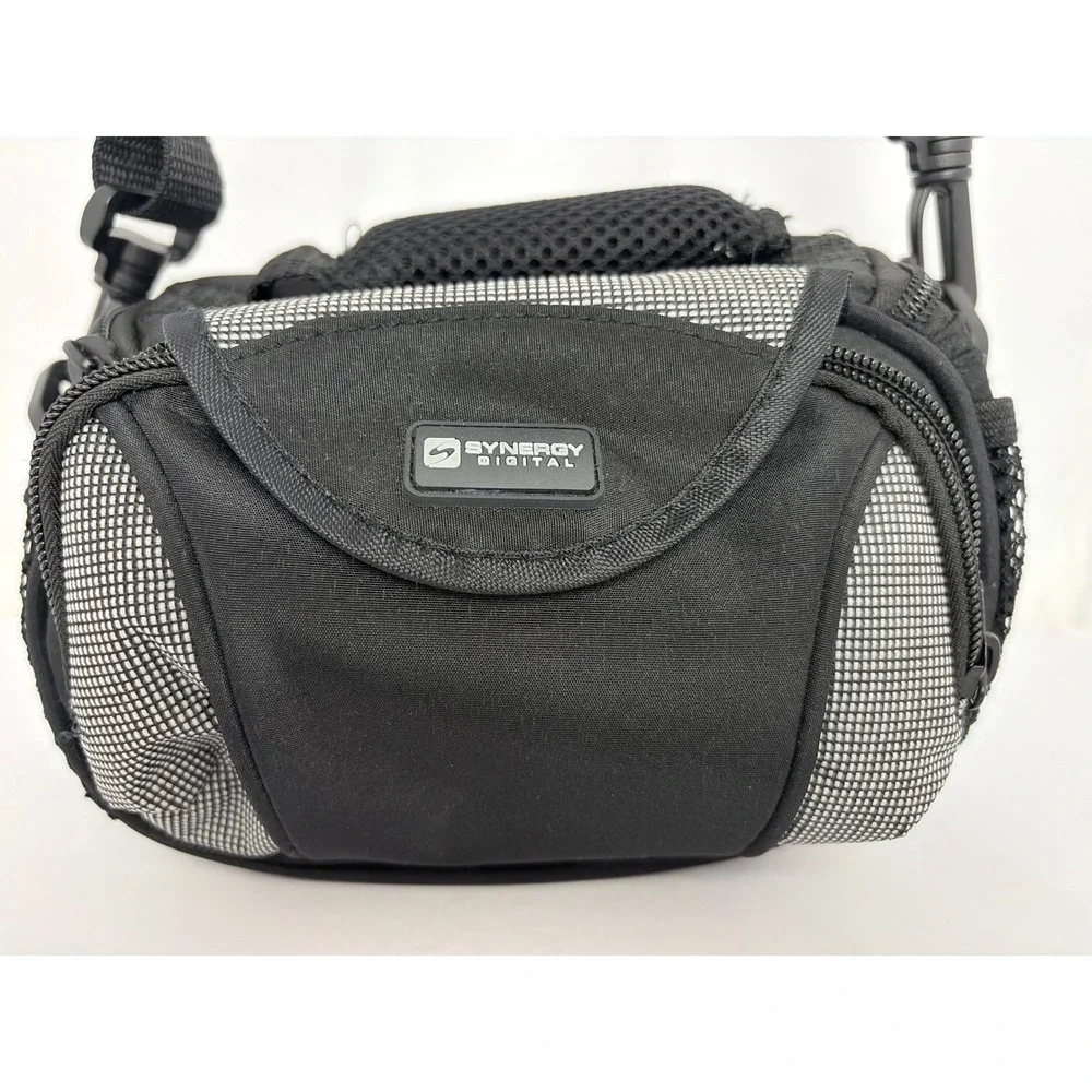 Synergy Digital‎ Camera Bag Black Gray Compact Shoulder Case with Strap